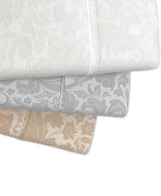Art Of The Weave Woven Jacquard Jacobean Floral Design 1000 Thread Count Sateen Sheet Sets