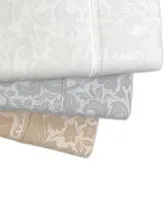 Art Of The Weave Jacobean Floral 1000 Thread Count Cotton Sateen Blend Sheet Sets