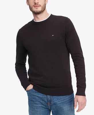 Tommy Hilfiger Men's Essential Solid Crew Neck Sweater