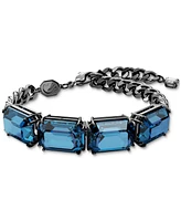 Swarovski Millenia Black-Tone Crystal Bracelet