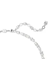 Swarovski Silver-Tone 2-Pc. Set Mesmera Crystal Drop Earrings & Necklace, 15" + 2" extender
