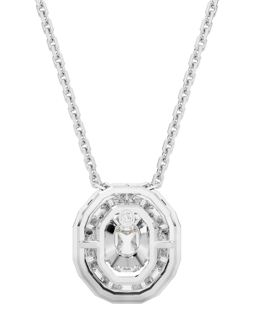 Swarovski Mesmera Silver-Tone Crystal Pendant Necklace, 18-1/2"