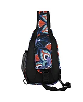 World Traveler Geometric 14-Inch Trendy Crossbody Bag for Women