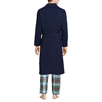 Lands' End Men's Flannel Robe