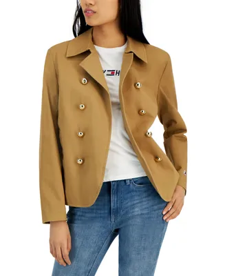Tommy Hilfiger Women's Double-Breasted Open-Front Jacket