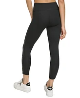 Dkny Sport Women's High-Waist Logo Tape Leggings