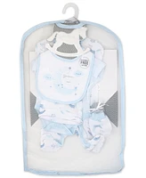 Rock-a-Bye Baby Boutique Boys Layette Gift Bag Set