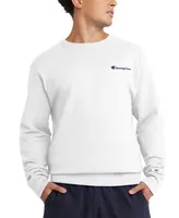 Champion Men's Powerblend Crewneck Logo Sweatshirt