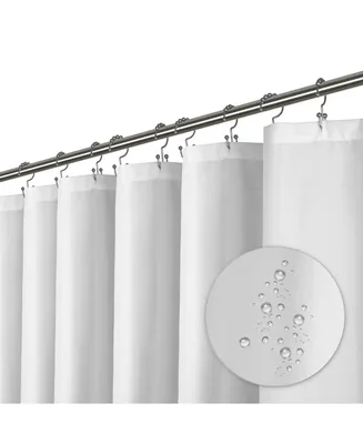 LiBa Cloth Fabric Shower Curtain, Heavy Duty Waterproof