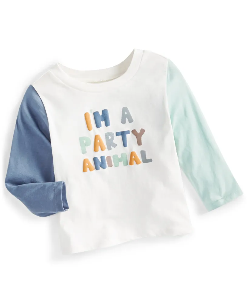 First Impressions Toddler Boys Party Animal Shirt, Created for Macy's