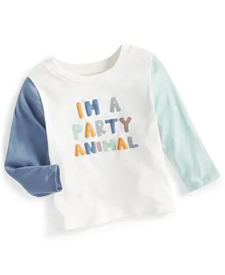 First Impressions Baby Boys Party Animal Shirt, Created for Macy's