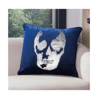 Safavieh Rayen Skull 20" x 20" Pillow