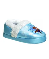 Disney Toddler Girls Frozen Anna and Elsa Dual Sizes Lightweight Slippers