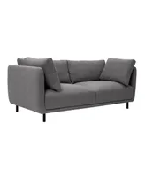 Armen Living Serenity 79" Polyester with Metal Legs Sofa