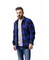 Heat Holders Men's Jax Long Sleeve Plaid Shirt Jacket