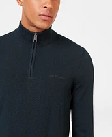 Ben Sherman Men's Merino Half Zip Sweater