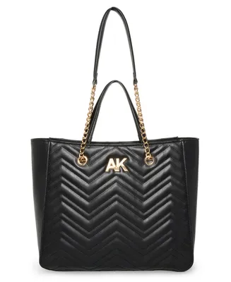 Anne Klein Quilted Double Handle Large Tote
