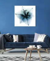 Empire Art Direct "Glacial Amaryllis" Frameless Free Floating Tempered Glass Panel Graphic Wall Art, 38" x 38" x 0.2"