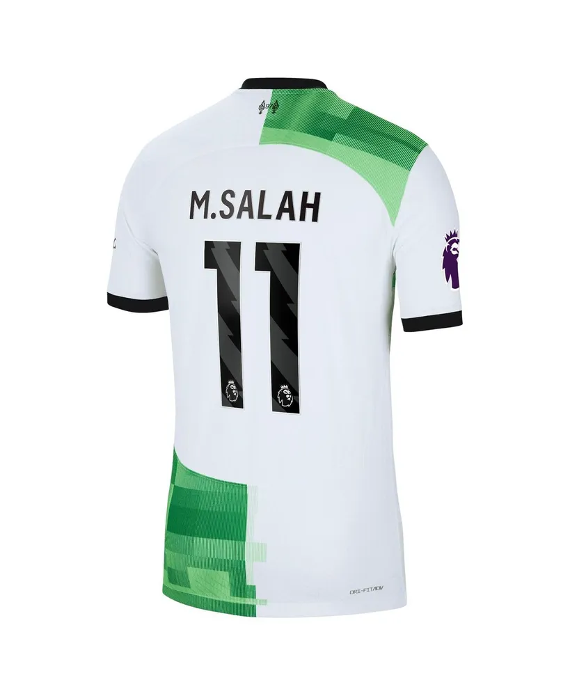 Men's Nike Mohamed Salah White Liverpool 2023/24 Away Authentic Player Jersey