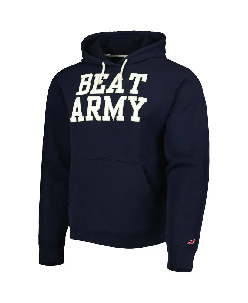 Men's League Collegiate Wear Navy Navy Midshipmen Local Essential Fleece Pullover Hoodie