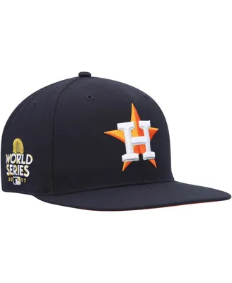 Men's '47 Brand Navy Houston Astros 2017 World Series Sure Shot Captain Snapback Hat