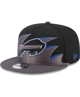 Men's New Era Black Buffalo Bills Tidal Wave 9FIFTY Snapback Hat