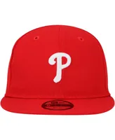 Infant Boys and Girls New Era Red Philadelphia Phillies My First 9FIFTY Adjustable Hat