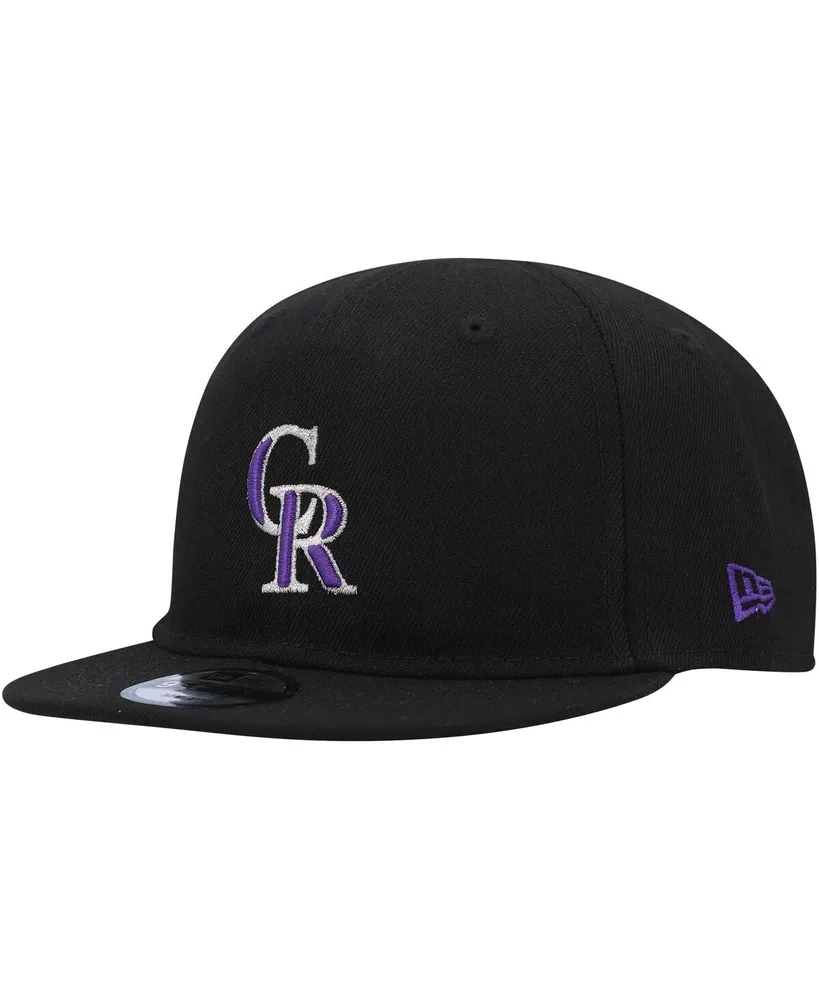 Infant Boys and Girls New Era Black Colorado Rockies My First 9FIFTY Adjustable Hat