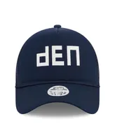 Women's New Era Navy Denver Broncos McGee Trucker 9FORTY Adjustable Hat