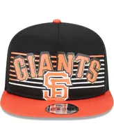 Men's New Era Black San Francisco Giants Speed Golfer Trucker Snapback Hat