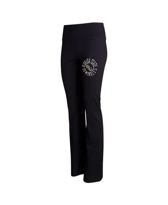 Women's Concepts Sport Black Florida State Seminoles Enclave Tri-Blend Flared Leggings