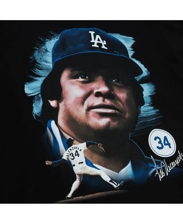 Fernando Valenzuela Los Angeles Dodgers Mitchell & Ness Retired Number T- Shirt - Heather Gray