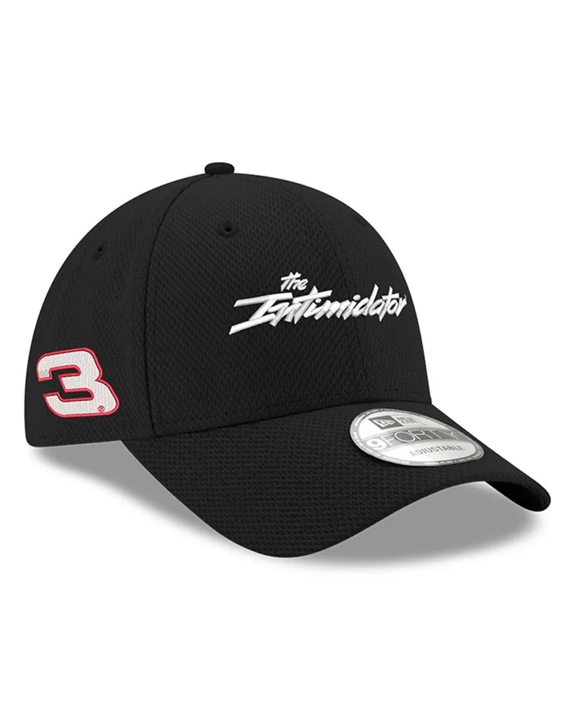 Men's New Era Black Dale Earnhardt 9FORTY Adjustable Hat