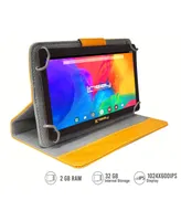 New Linsay 7" Tablet Bundle with Yellow Case, Pop Holder and Pen Stylus with 2GB Ram 64GB Newest Android 13