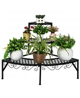 3 Tier Metal Corner Plant Display Rack