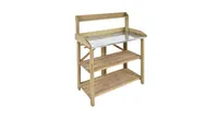 Garden Wooden Plant Bench Work Station