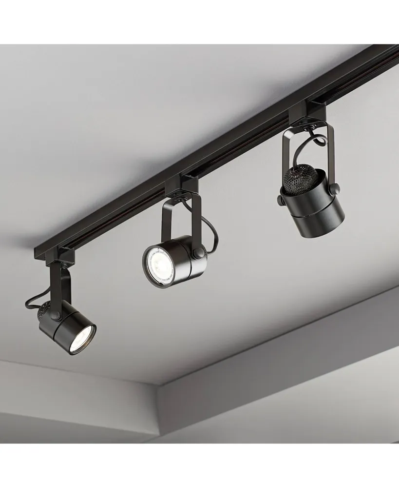 Pro Track Alexa 4-head Led Ceiling Or Wall Track Light Fixture Kit