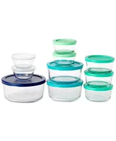 Anchor Hocking 20-Pc. Glass Food Storage Set with SnugFit Lids