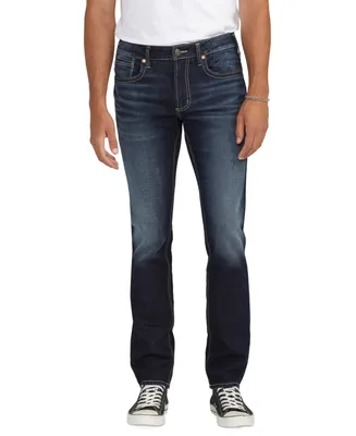 Silver Jeans Co. Men's Slim-Fit Slim-Leg Flex Denim Jeans