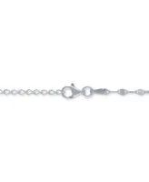 2-Pc. Set Diamond Lariat Adjustable Layered Necklaces (1/10 ct. t.w.) in Sterling Silver