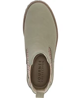 Journee Collection Women's Alara Medium and Wide Width Chelsea Lug Sole Bootie