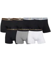 CR7 Men's Cotton Blend Comfort Waistband Trunks 10th Anniversary Gift-Box, Pack of 7