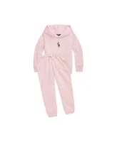Polo Ralph Lauren Toddler and Little Girls Fleece Jogger Pants