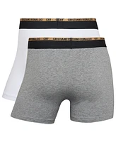 CR7 Men's Cotton Blend Comfort Waistband Trunks, Pack of 2
