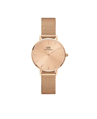 Daniel Wellington Women's Petite Unitone Rose Gold-Tone Stainless Steel Watch 28mm