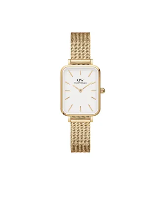 Daniel Wellington Women's Quadro Evergold Gold-Tone Stainless Steel Watch 20 x 26mm