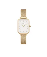 Daniel Wellington Women's Quadro Evergold Gold-Tone Stainless Steel Watch 20 x 26mm - Gold