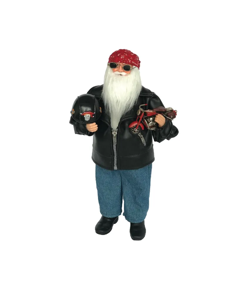 Santa's Workshop 18" Biker Claus