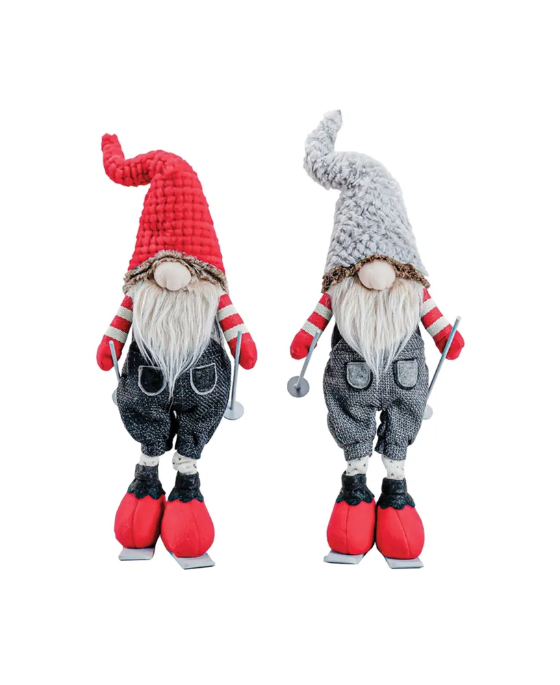 Santa's Workshop 24" Denim Gnomes, Set of 2