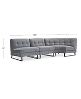 Closeout! Kathya 117" 3-Pc. Fabric Modular Sectional, Created for Macy's